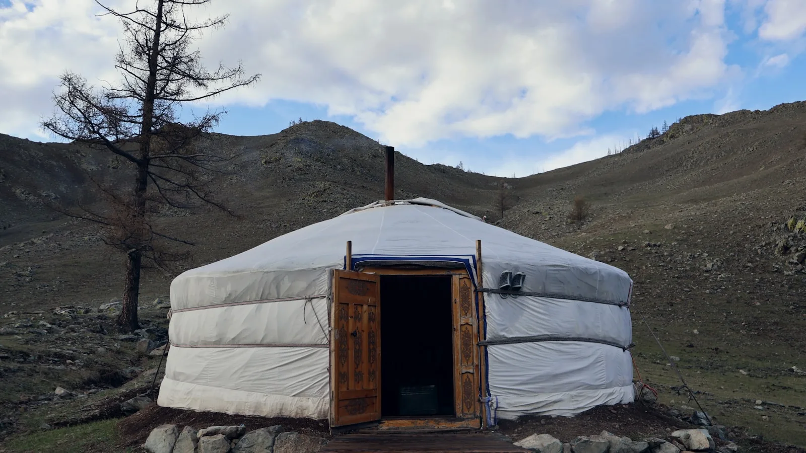 Les camps dans la steppe aux alentours